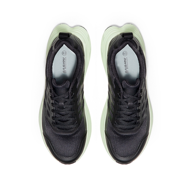 [ActiveFloat] Men's Breathable Athleisure Running Shoes - BLACK/GREEN - 1